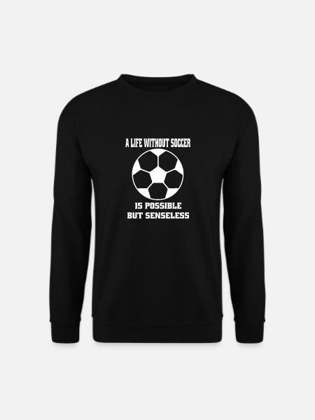 Fußballverein Fußballmannschaft Fußballspieler - Unisex Pullover - Schwarz