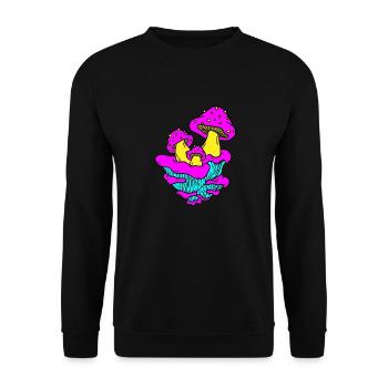 Pilz Fantasy World - Unisex Sweatshirt - black - Front - Alina (178cm) & Michal (187cm)