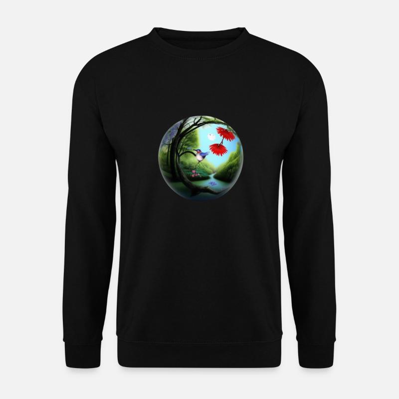 Spherical sphere - Unisex Sweatshirt - black