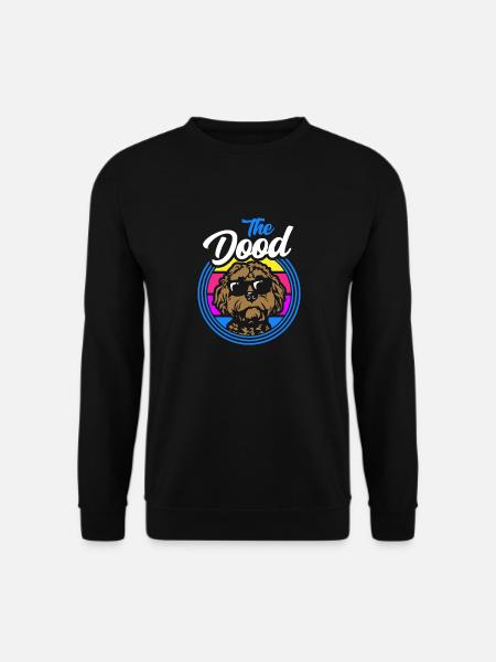 The Dood Doodle Labradoodle Goldendoodle - Unisex Sweatshirt - black
