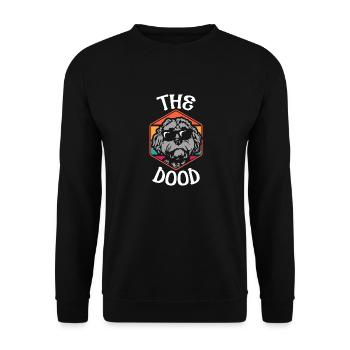 The Dood Doodle Labradoodle Goldendoodle - Unisex Sweatshirt - black - Front - Alina (178cm) & Michal (187cm)