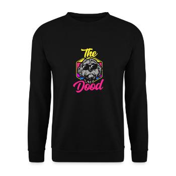 The Dood Doodle Labradoodle Goldendoodle - Unisex Sweatshirt - black - Front - Alina (178cm) & Michal (187cm)