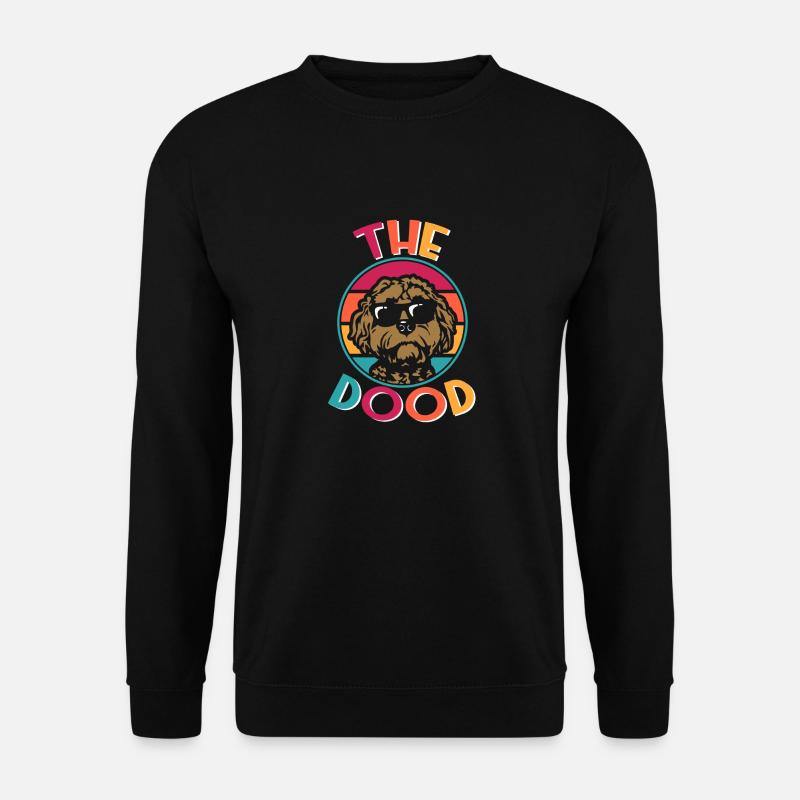 The Dood Doodle Labradoodle Goldendoodle - Unisex Sweatshirt - black