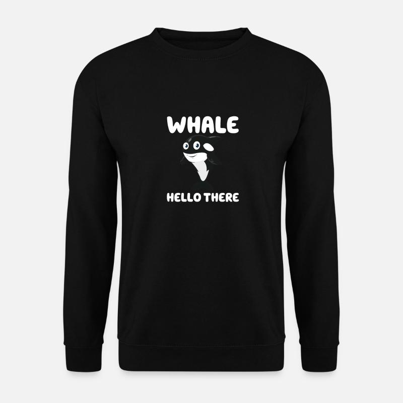Wal Hallo - Unisex Pullover - Schwarz