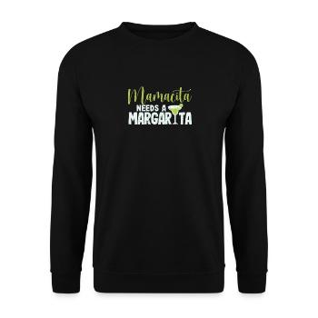 Niedliche Margaritas Senoritas Mamacita braucht - Unisex Pullover - Schwarz - Vorne - Alina (178cm) & Michal (187cm)