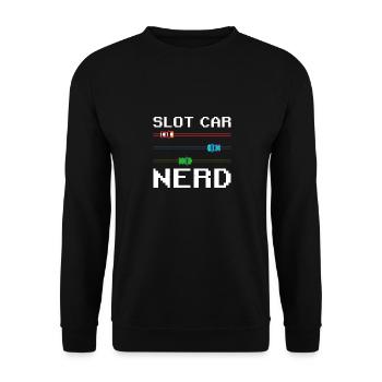RC Car Slot Racing Slot Car Racing Slot Auto - Unisex Sweatshirt - black - Front - Alina (178cm) & Michal (187cm)