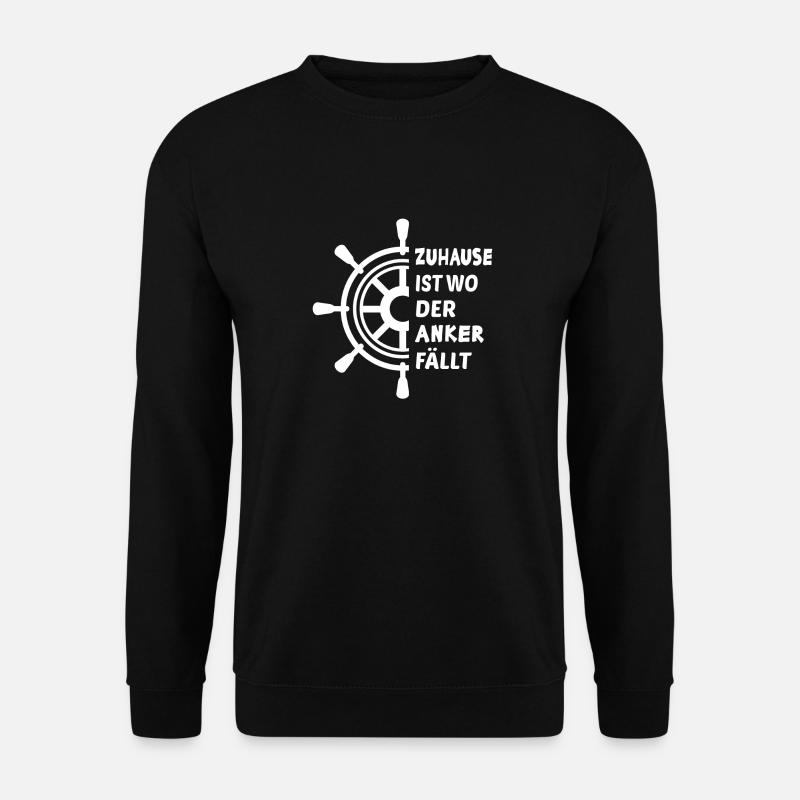 Gift Seafarer Saying Skipper - Unisex Sweatshirt - black