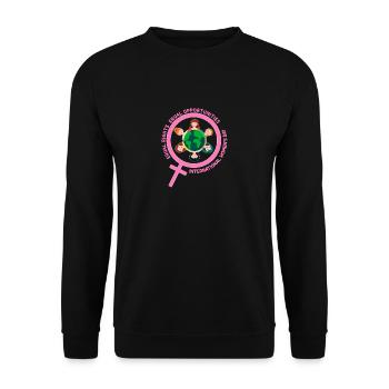 Equal Rights Equal Responsibilities: International - Unisex Sweatshirt - black - Front - Alina (178cm) & Michal (187cm)