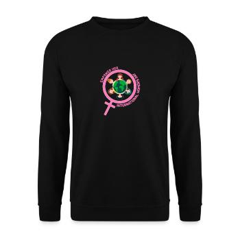 International Women's Day - Womens Month Empower H - Unisex Sweatshirt - black - Front - Alina (178cm) & Michal (187cm)