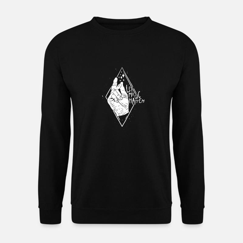 Let Magic happen Aesthetic - Unisex Pullover - Schwarz