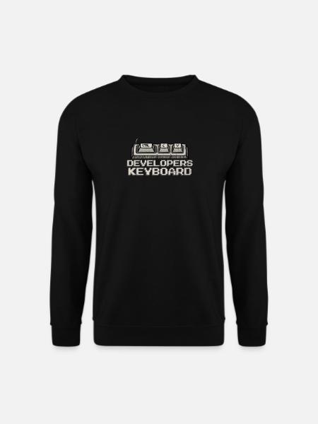 Developer Coder Funny Programming Humor Software - Unisex Sweatshirt - black