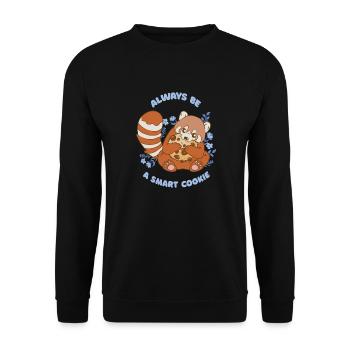 Soyez toujours un amateur de biscuits drôle de biscuits intelligent - Sweat-shirt Unisexe - noir - Devant - Alina (178cm) & Michal (187cm)