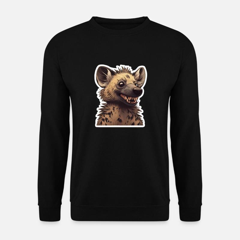 Fiese Hyäne - Unisex Pullover - Schwarz