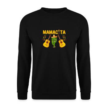 Mamacita Cinco de Mayo 5 Mai Cactus Fiesta Femmes - Sweat-shirt Unisexe - noir - Devant - Alina (178cm) & Michal (187cm)
