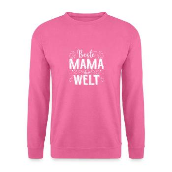Mutter Muttertag Spruch Lieblingsmama Liebe zur Ma - Unisex Pullover - Pink - Vorne