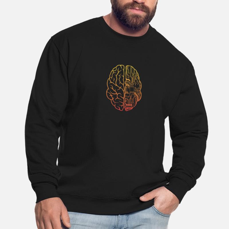 Programmeur Coding - Developer Programming Brain Sweat-shirt Unisexe