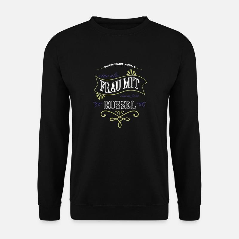 women doggie die macht dat statement protest - Unisex Pullover - Schwarz