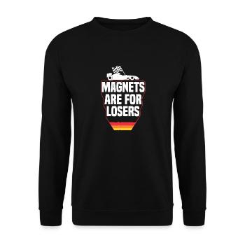 Slot Car Racing Car Car Racing - Sweat-shirt Unisexe - noir - Devant - Alina (178cm) & Michal (187cm)