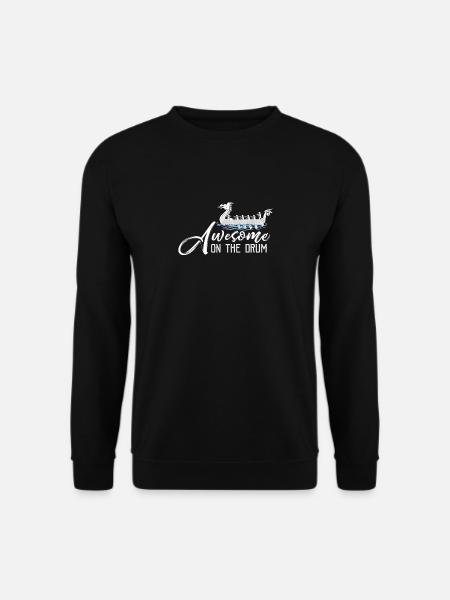 Wikinger nordisch Drachenboot - Unisex Pullover - Schwarz