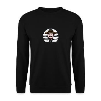 Tupfen Mariachi Mexiko Cinco de Mayo Mexikanischer - Unisex Pullover - Schwarz - Vorne - Alina (178cm) & Michal (187cm)