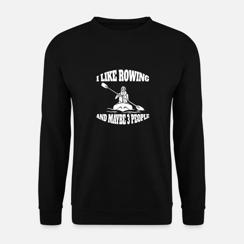 Ruderteam Rudern Ruderverein Ruderer Rudersport - Unisex Pullover - Schwarz