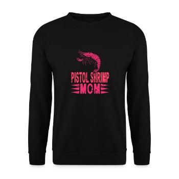 Pistol Shrimp MOM Retro Vintage Collector Designs - Unisex Sweatshirt - black - Front - Alina (178cm) & Michal (187cm)