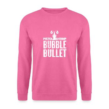 Pistol Shrimp Bubble Bullet Vintage Collector - Unisex Sweatshirt - pink - Front