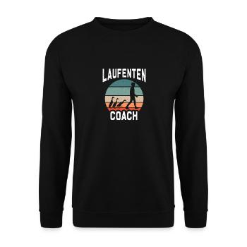 Laufenten indische Laufente Flaschenente Ente - Unisex Pullover - Schwarz - Vorne - Alina (178cm) & Michal (187cm)