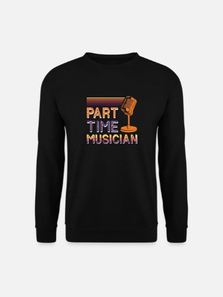 Singer-Songwriter Teilzeit-Musiker - Unisex Pullover - Schwarz