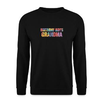 Birthday Kids Grandma Building Blocks - Sweat-shirt Unisexe - noir - Devant - Alina (178cm) & Michal (187cm)