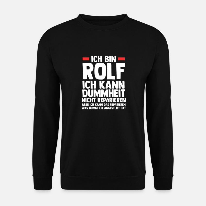 Rolf - Sweat-shirt Unisexe - noir