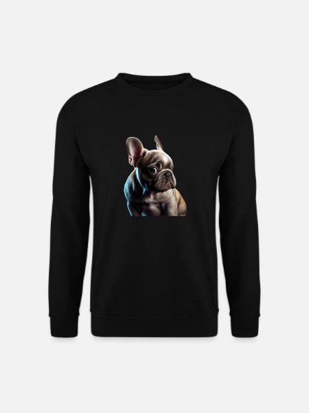 Français Bulldog Frenchie Französische Bulldogge - Sweat-shirt Unisexe - noir