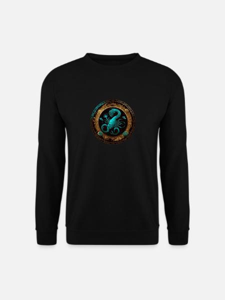 Tragen Sie Ihr astrologisches Sternzeichen mit Stolz: Scorpi - Unisex Pullover - Schwarz
