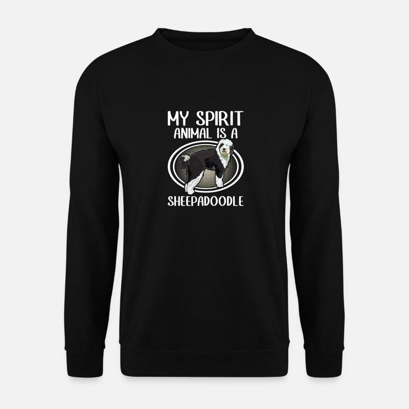 Sheepadoodle Doodle Dog - Sweat-shirt Unisexe - noir