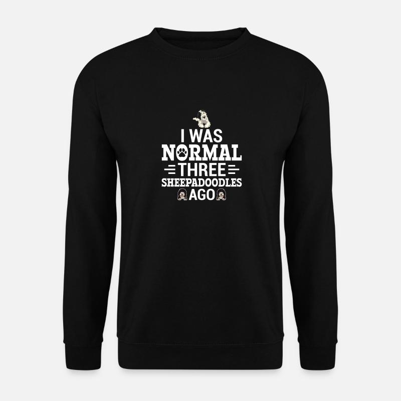 Sheepadoodle Doodle Hund - Unisex Pullover - Schwarz