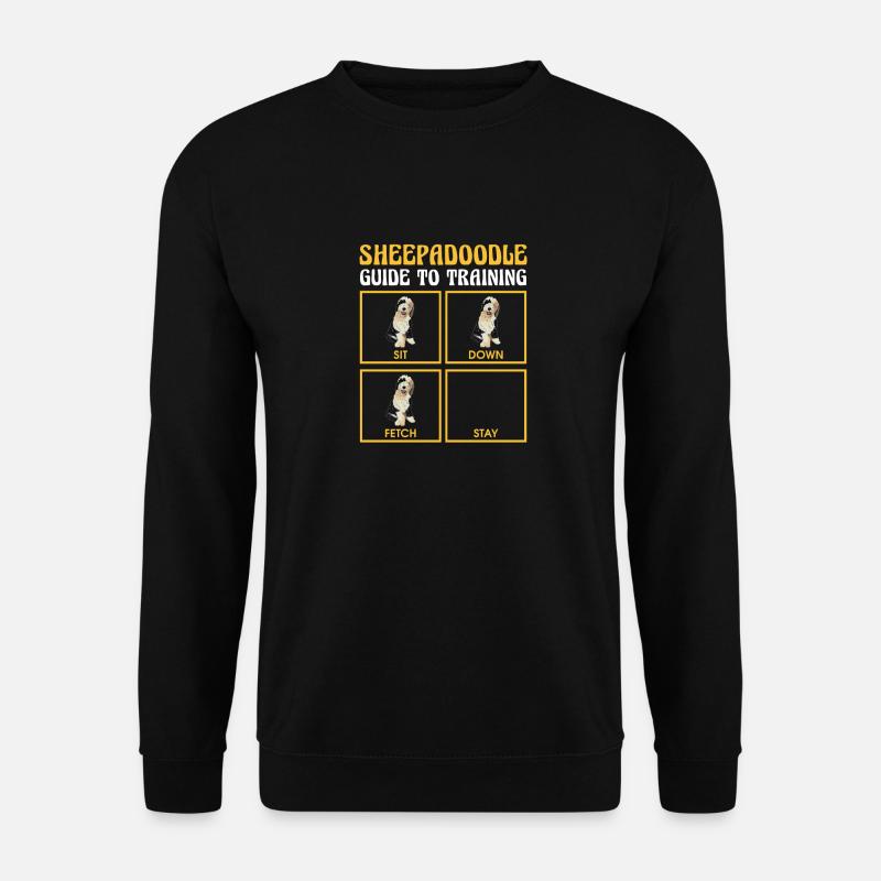 Sheepadoodle Doodle Dog - Sweat-shirt Unisexe - noir