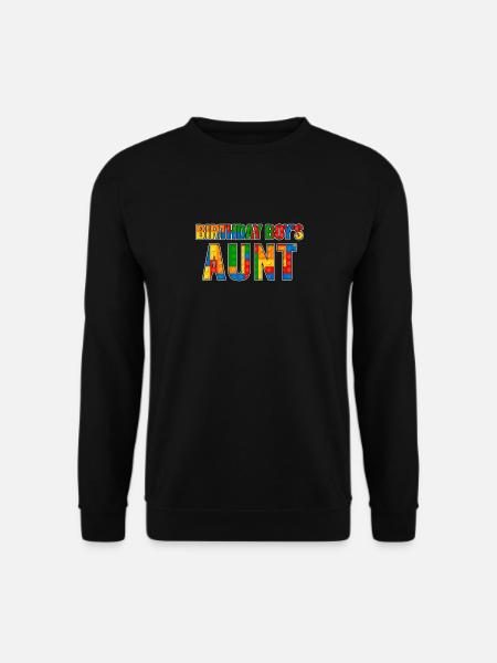 Bauklötze Der Tante Des Geburtstagskindes - Unisex Pullover - Schwarz