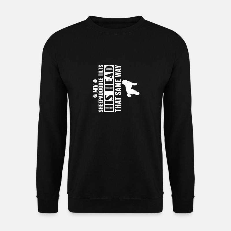Sheepadoodle Doodle Chien - Sweat-shirt Unisexe - noir