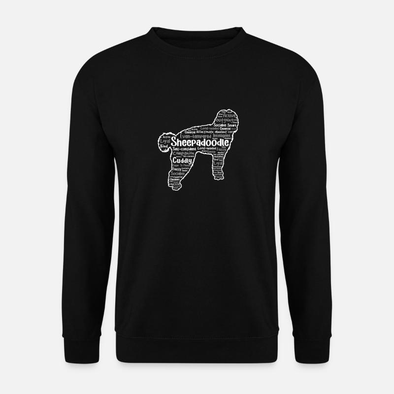Sheepadoodle Doodle Dog - Sweat-shirt Unisexe - noir