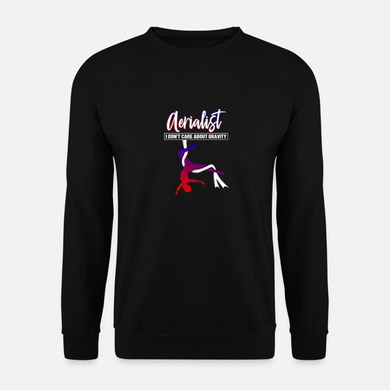 Luftakrobatik Seidentücher Tänzer - Unisex Pullover - Schwarz
