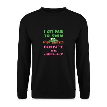 Tortues Tortues marines - Sweat-shirt Unisexe - noir - Devant - Alina (178cm) & Michal (187cm)