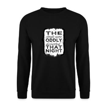 Coffeecups Book Author Geek Fun Reading Authors - Unisex Sweatshirt - black - Front - Alina (178cm) & Michal (187cm)