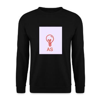 8FBE0ABC 16F4 4B25 AB86 6EFFE052B7D8 - Unisex Pullover - Schwarz - Vorne - Alina (178cm) & Michal (187cm)