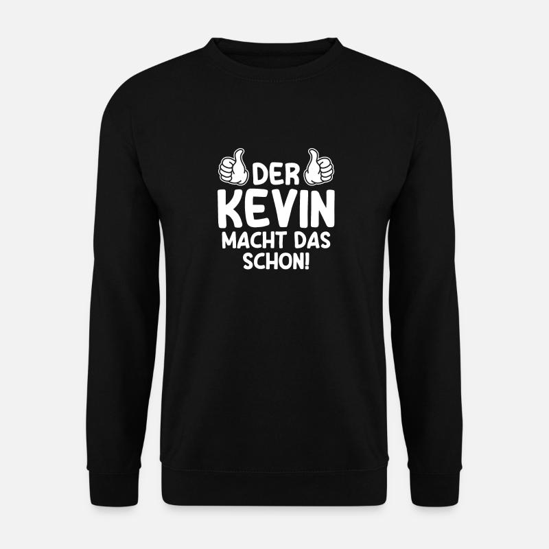 Kevin - Unisex Pullover - Schwarz