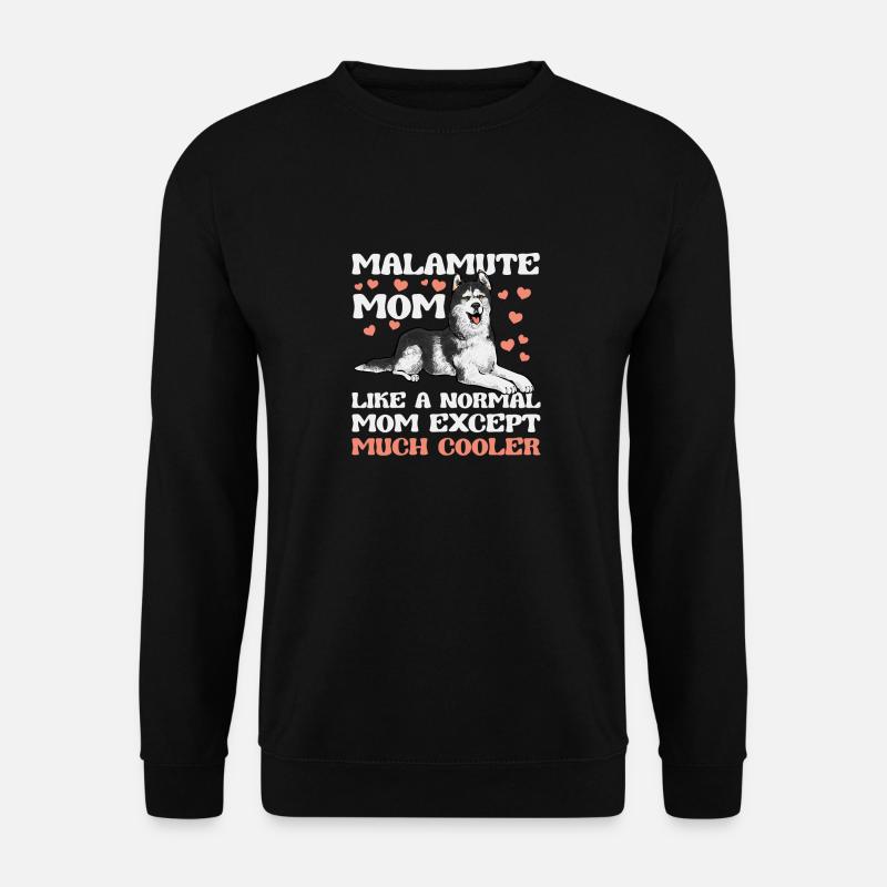 Alaskan Malamute Hund - Unisex Pullover - Schwarz
