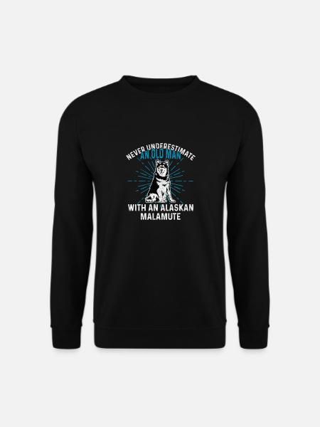 Alaskan Malamute Dog - Unisex Sweatshirt - black