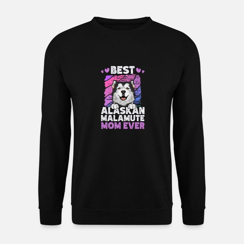 Alaskan Malamute Hund - Unisex Pullover - Schwarz
