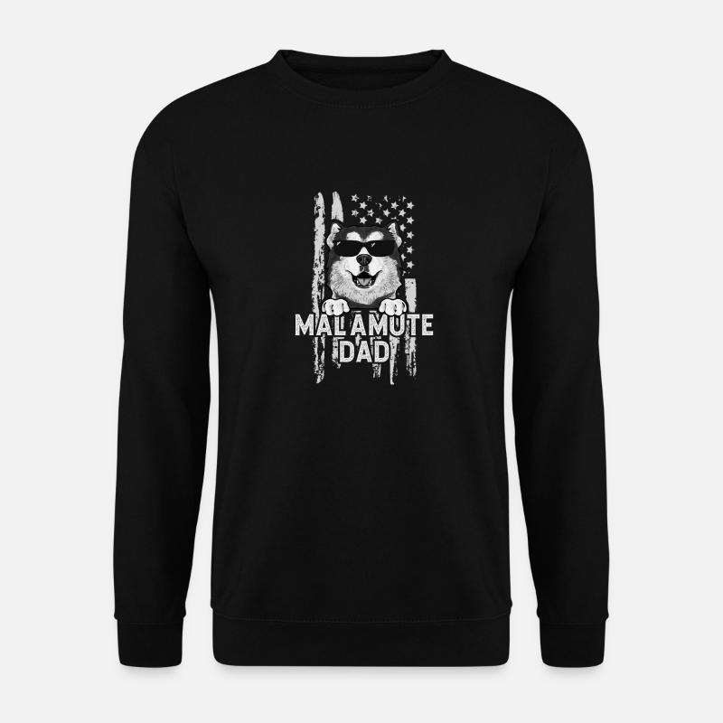 Alaskan Malamute Hund - Unisex Pullover - Schwarz