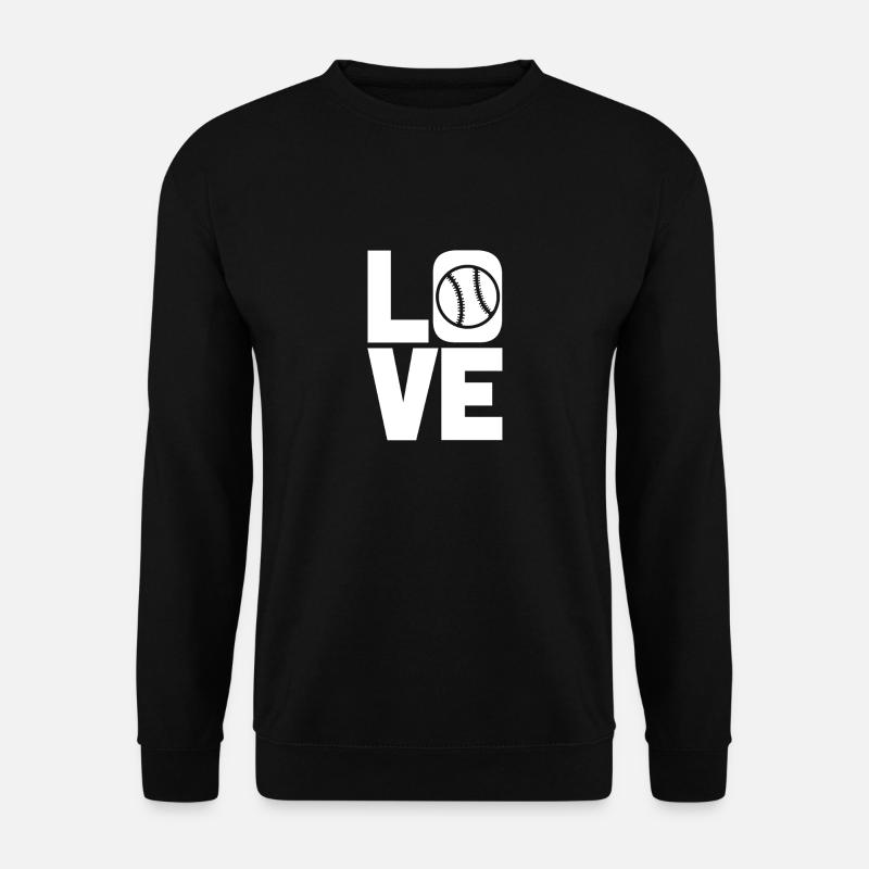 Love Baseball - Unisex Sweatshirt - black