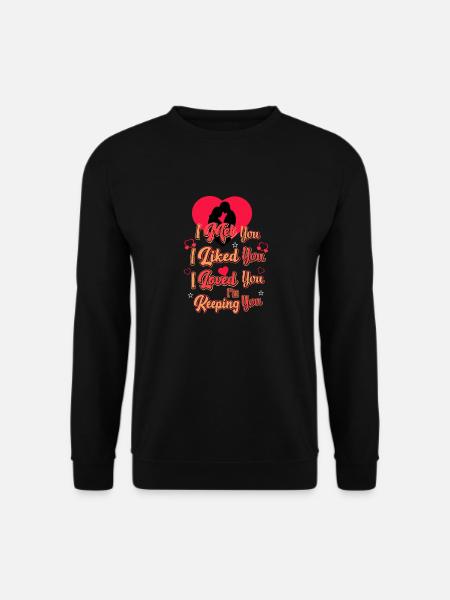 I love you - Unisex Sweatshirt - black